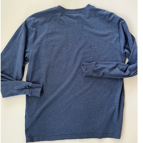 Carhartt Men’s Blue Long Sleeve Original Fit Pocket T-Shirt Size Medium - Picture 6 of 7